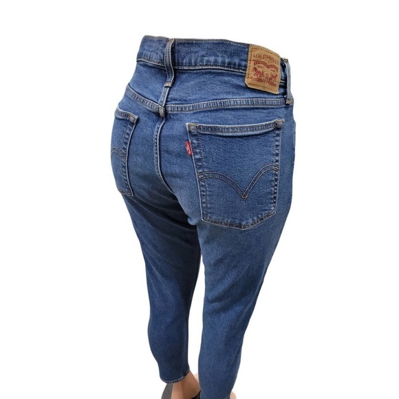 Levi's Wedgie Skinny Medium Wash Blue Jeans Size 32 - Picture 8 of 15
